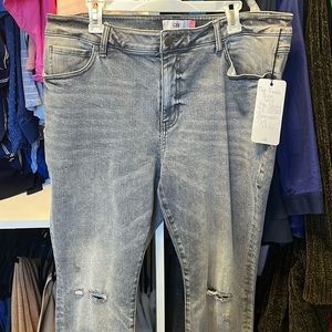 High skinny jeans size 18 new